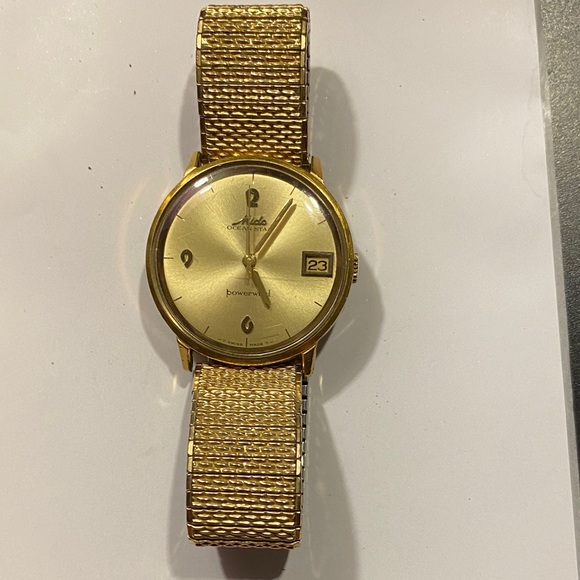 Mido Other - Mido Gold Watch with Mesh Band